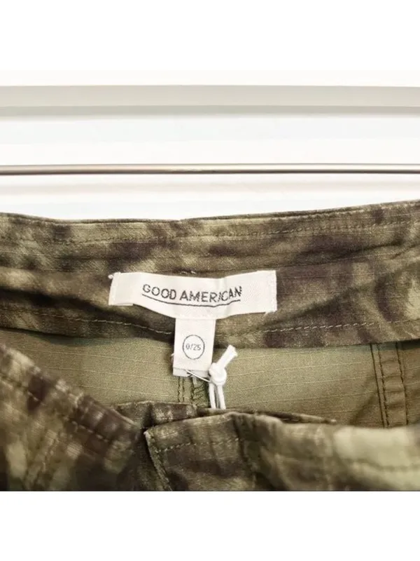 Good‎ American Paperbag Straight Leg Pants 25 Gorpcore Utility Minimalist Chic - Image 6