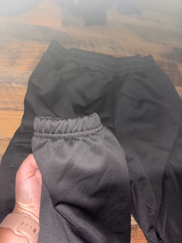 Black cargo sweatpants Size L - Image 3