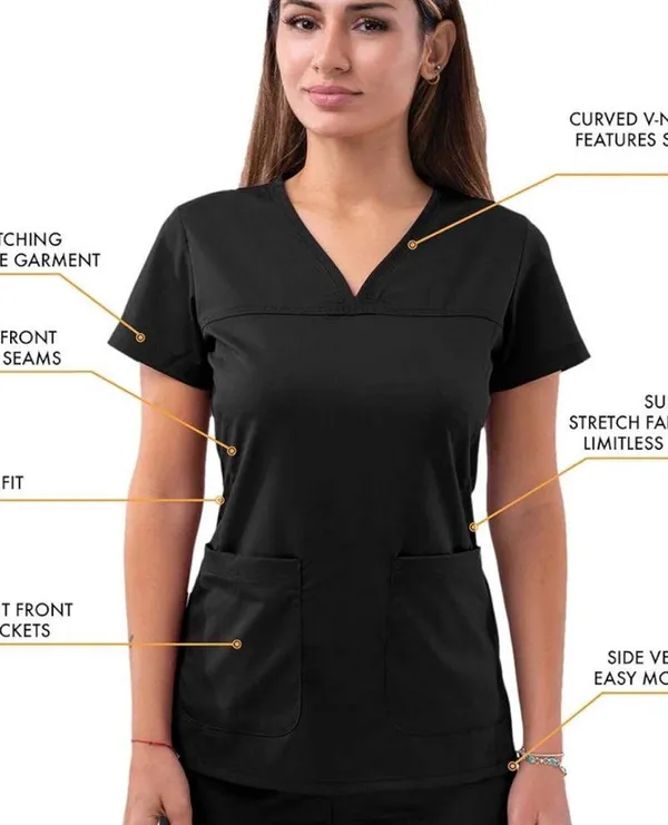 Adar Pro Scrub Top - Image 2