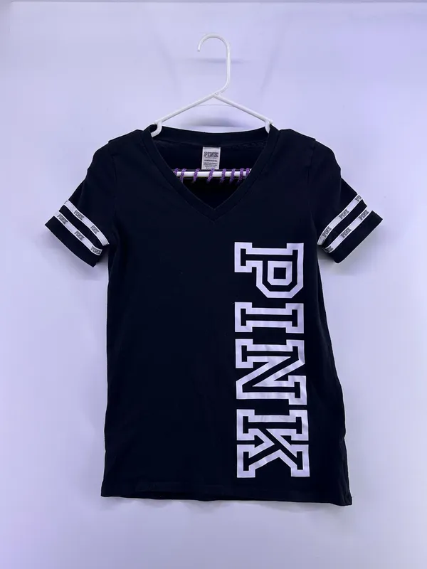 Black and White VS Pink Tshirt Size XS - Image 2