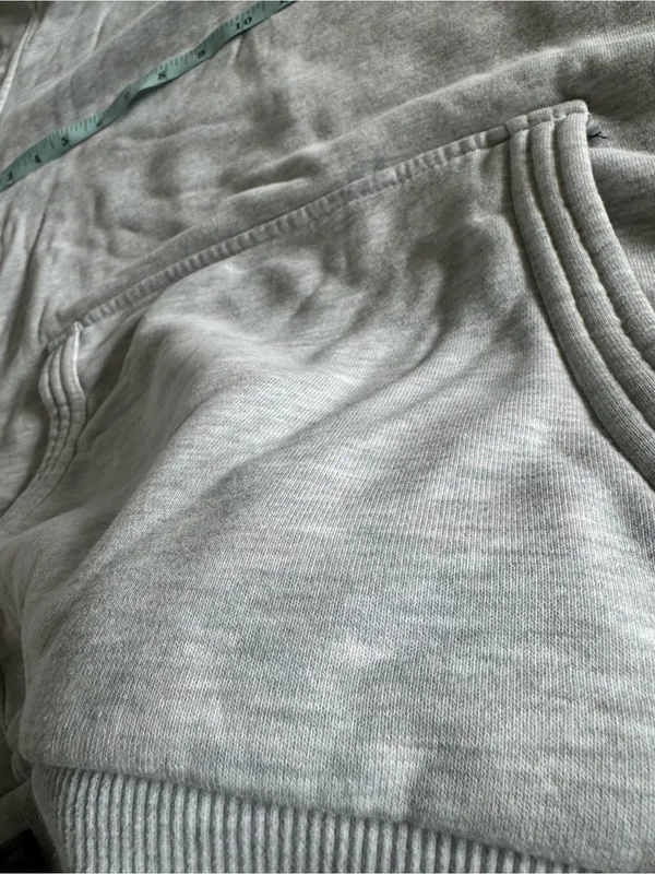 Naketano pullover cowl neck hoodie gray with nautical rope size medium - Image 8