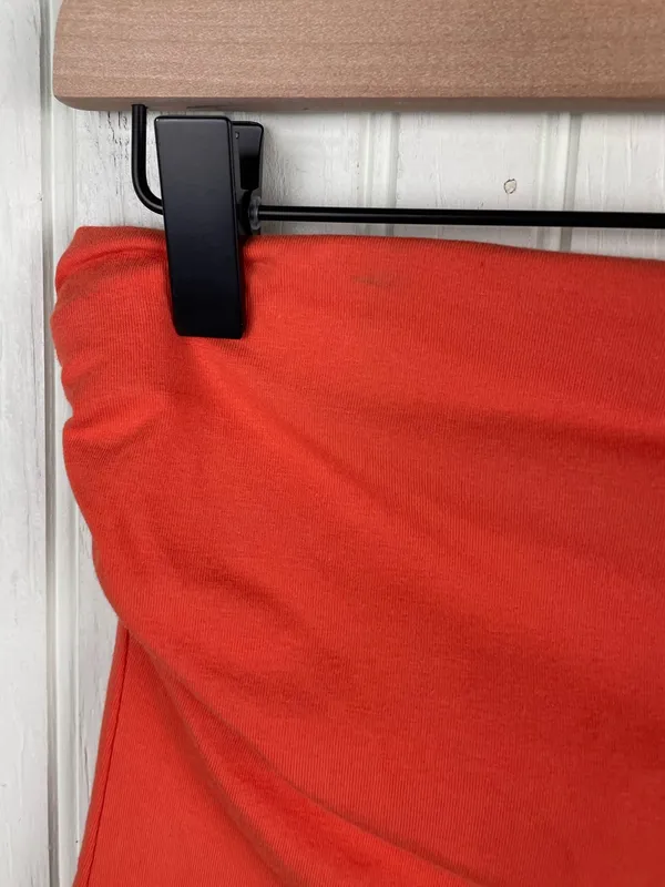 Vintage Y2K Express Sexy Basic Tube Top Size Small Orange Going Out Top 2000s - Image 6