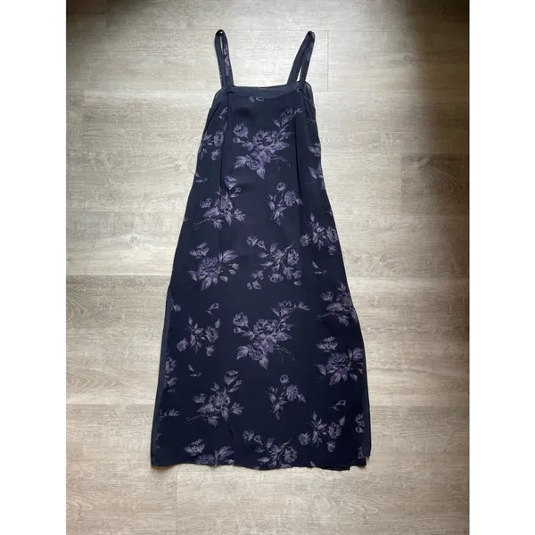 INC International Concepts Floral Strap Midi Dress Size 4 Y2K Fairy Whimsygoth - Image 2