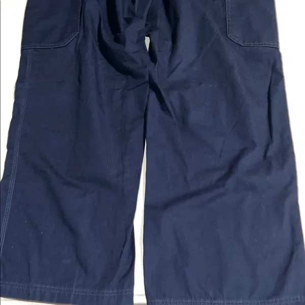 Carhartt Blue Cargo Pants Durable Scrubs with draw string XL - Image 5