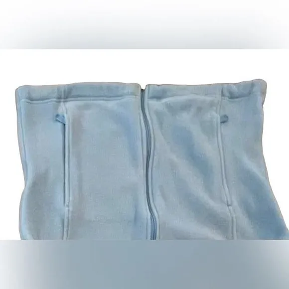 Columbia Blue‎ Benton Zipper Pocket High Neck Fleece Jacket MEDIUM Fall Autumn - Image 2