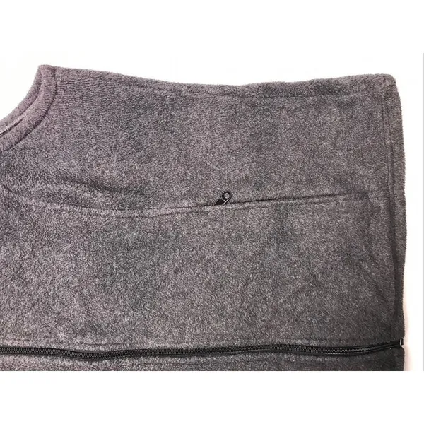 Columbia Womens Fleece Vest Charcoal Gray Full Zip Mock Neck Plus Size 1X‎ - Image 4