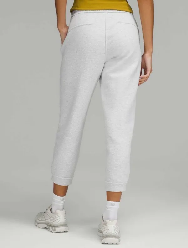 Lululemon Loungeful High-Rise Cropped Jogger Heathered Core Ultra Light Grey 8 - Image 5