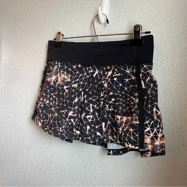 Lululemon Pace Rival Skirt II *4-way Stretch Sugar Crush Multi / Black - Image 3