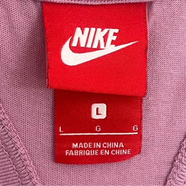 Women's Nike Racerback Tank Top Pink Size Large‎ Les Ailes De La Victoire - Image 3
