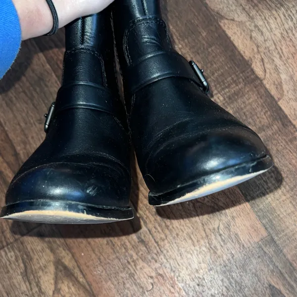 Coach Black Leather Moto Boots - Image 7
