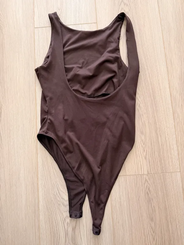 Forever 21 Classic Brown One-Piece Bodysuit - Image 3
