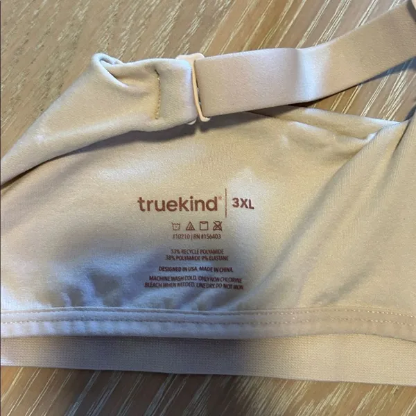 Truekind® Supportive Comfort Wireless Shaping Bra, Beige, 3XL, open package - Image 4