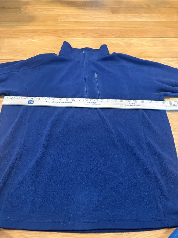 L.L.Bean quarter zip up fleece size large . - Image 2