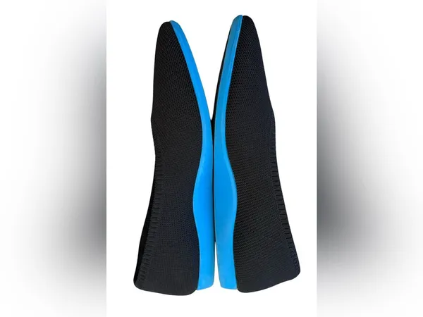 VIVAIA Ballet Flats 38.5 US 7.5 Women’s Aria Walker Black Blue Comfort Slip On - Image 3