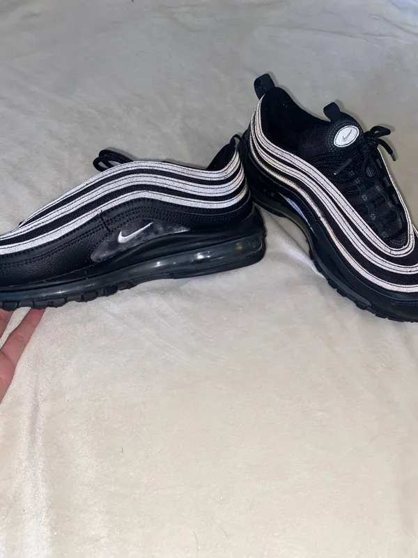 Nike Air Max 97 Black Terry Cloth - Image 5