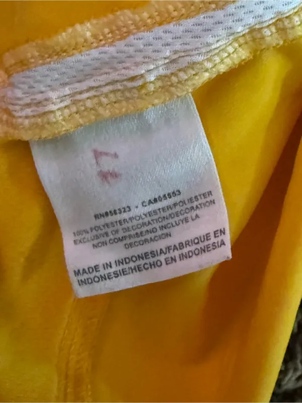 Nike Men’s Bright Yellow Athletic Shorts with White Trim - Image 4