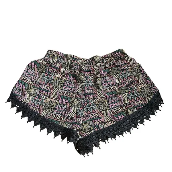 Lovely Day Festival Shorts Boho Hippie size Medium 2016‎ Tumblr ikat sz medium - Image 2