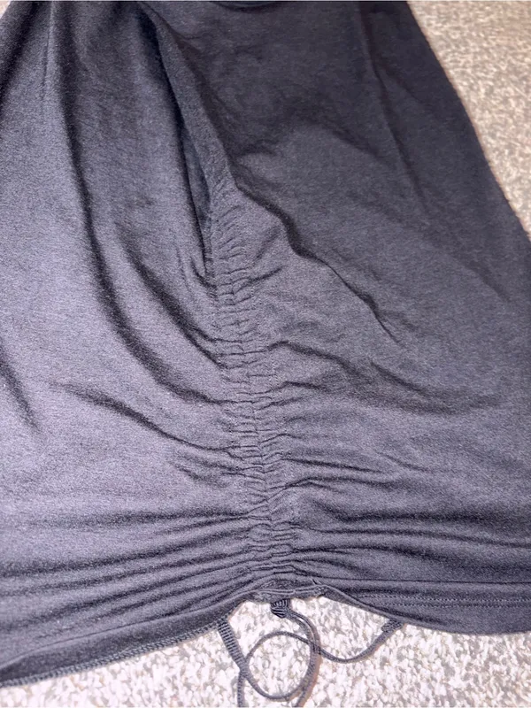 Athleta Black Racerback Ruched Tank XS - Image 7
