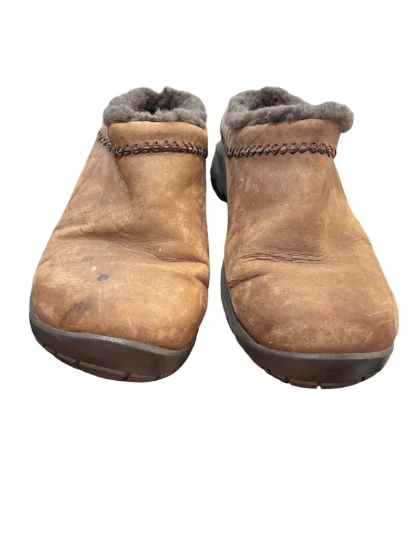 Merrell wms brown leather wool lined moc clogs shoes sz 8.5 SKU 10-091 - Image 10