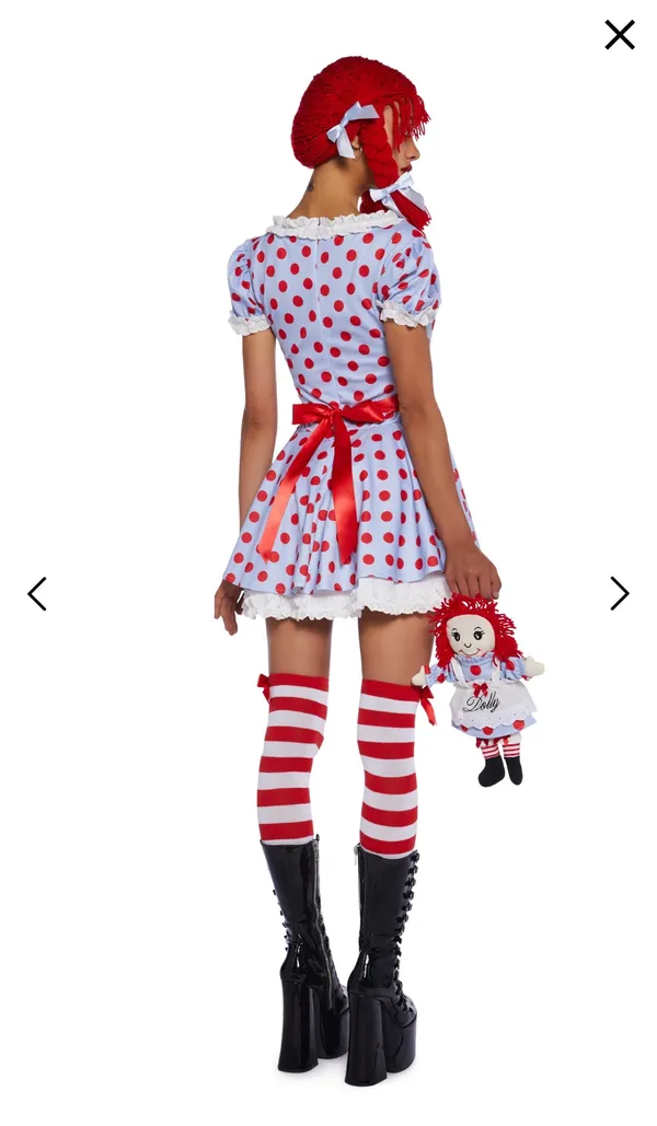 Dolls kill trickz n treatz darling rag doll costume S - Image 7
