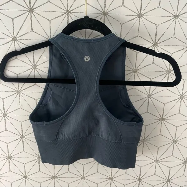 Lululemon Ebb to Train Bra *Medium Support, C/D Cup
Iron Blue - Image 7