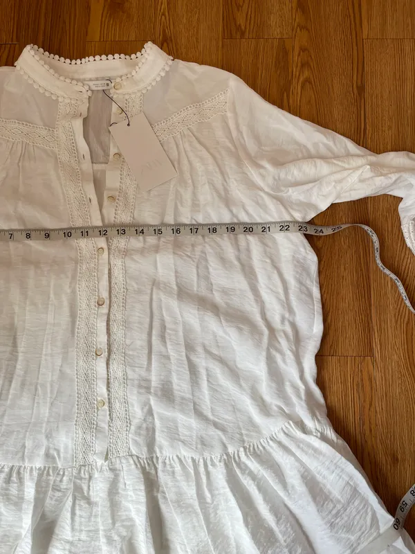 ZARA Pintuck Mini Dress NWT Size L - Image 12