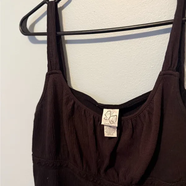 Lace Y2K Babydoll Cami Tank Top - Image 2