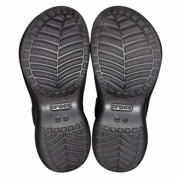 Crocs Classic Bae Translucent Glitter Platform Clogs Shoes Limited Edition 10 - Image 9