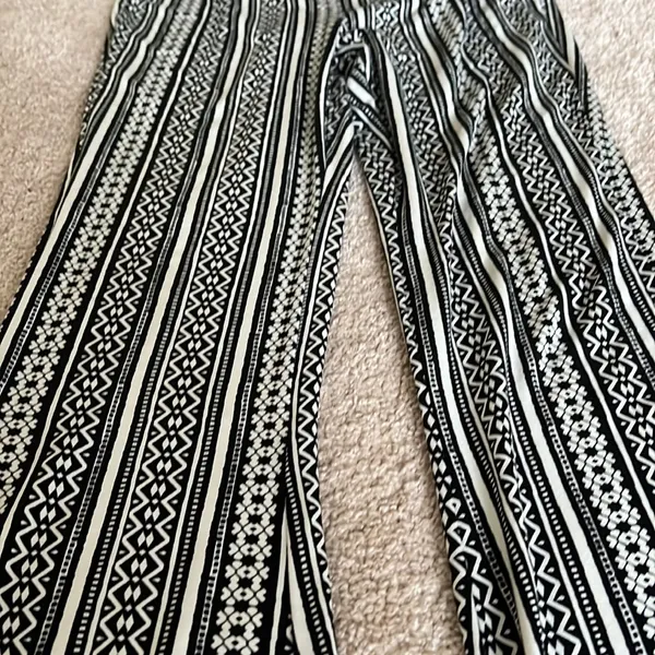 Express Rayon Hi-Rise Flare Pants - Image 2