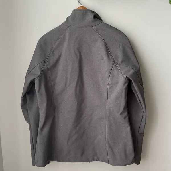 The North Face Soft Shell Waterproof Windproof Apex Barrier Gray Jacket - Image 7
