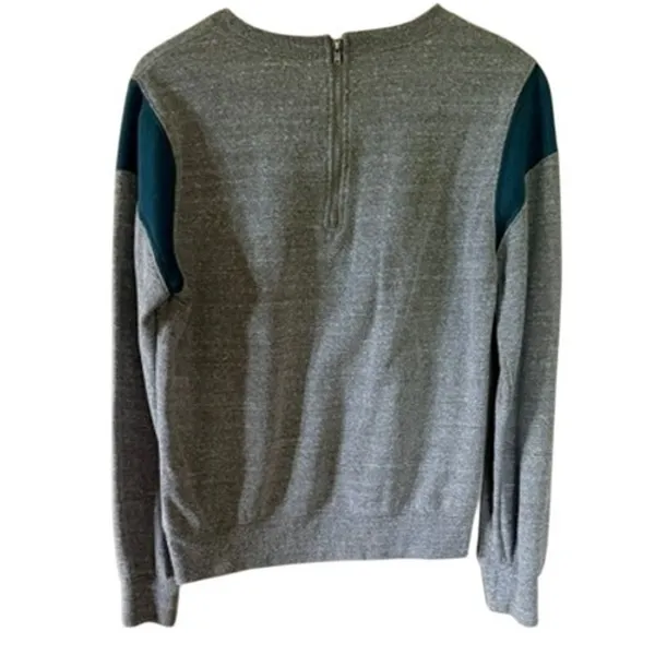 Philadelphia Eagles NFL Team Apparel Women’s Sweatshirt Medium Gray Green - Image 3