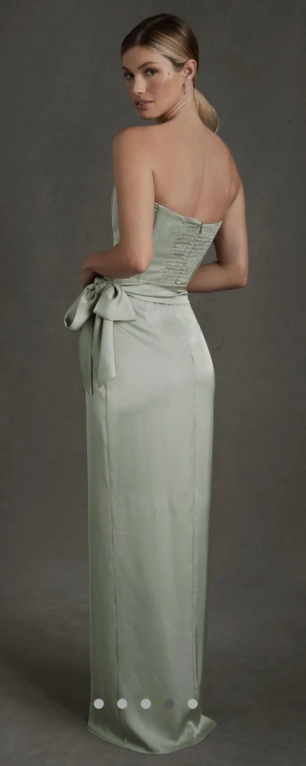 V. Chapman Anthropologie June Corset Slit Gown - Image 6