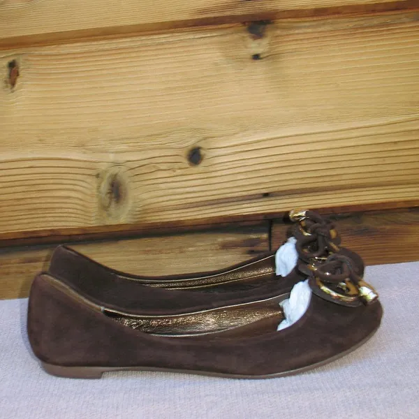 Jeffrey Campbell Brown Suede Ballet Flats - Image 2