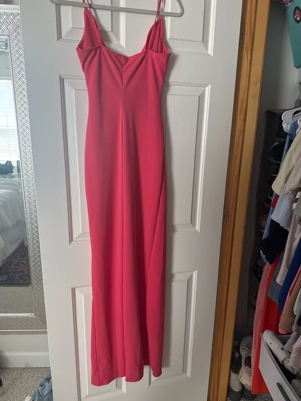 Windsor Long Coral Dress - Image 2