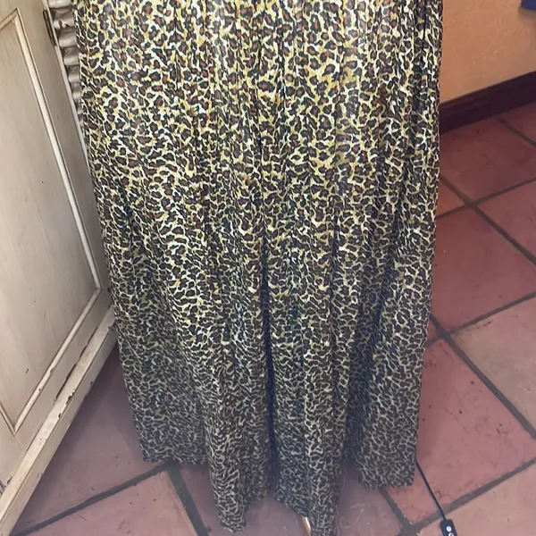 Leopard print boho skirt Size M - Image 6