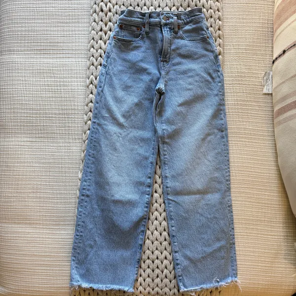 Madewell The Perfect Vintage Wide-Leg Crop Jeans - Image 3