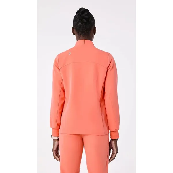 Figs Sebina Jacket Fiery Coral Size Xsmall - Image 2