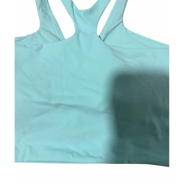 Lululemon Bend This Front-To-Back Longline‎ Bra V Racer Neck Ideal Mint Size S/M - Image 6