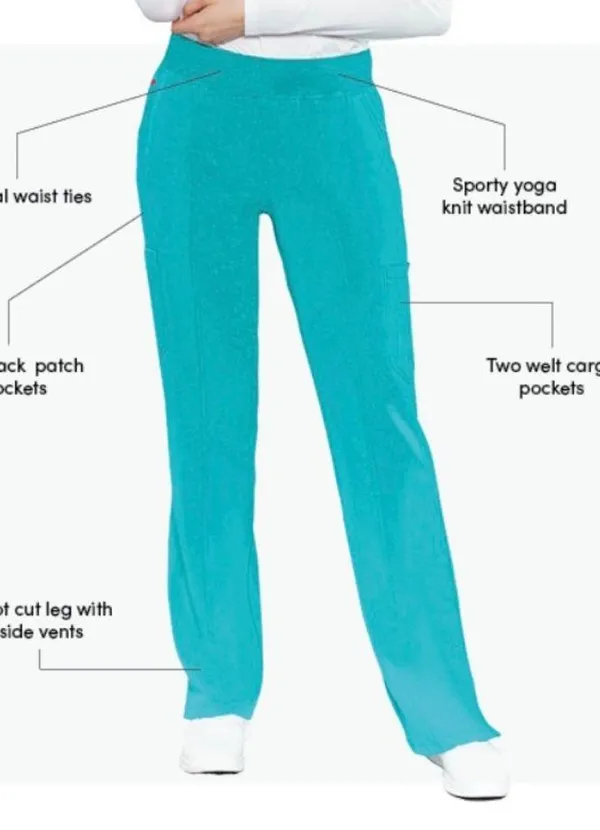 MedCouture ‘Energy' Yoga 2 Hunter Green Cargo Pocket Pant - Image 4