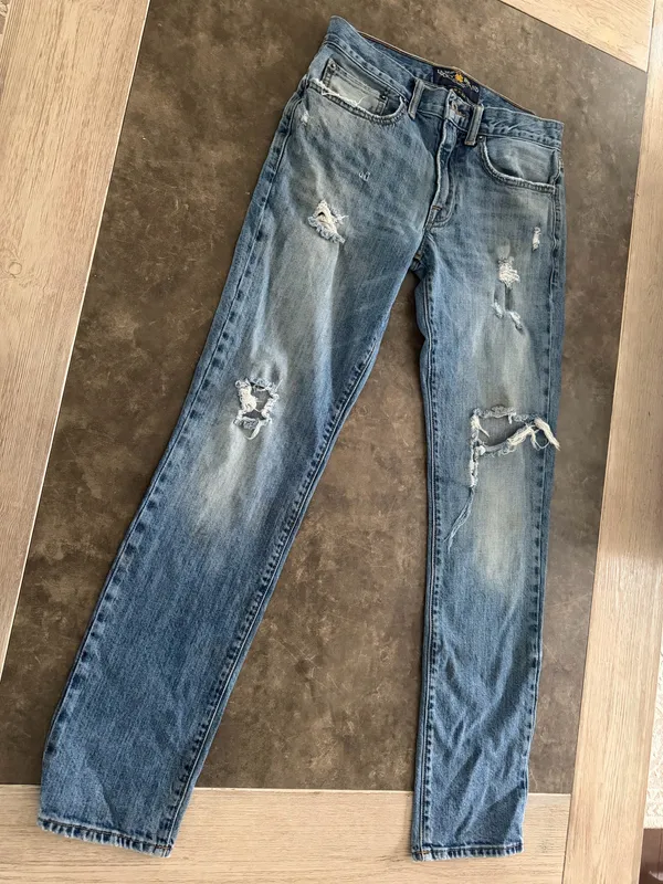 Lucky brand Classic High-Rise Distressed Women’s Jeans - Light Blue - Image 3