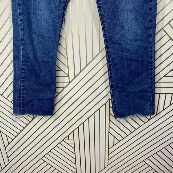 Acne Studios Jeans Skinny Straight High Rise‎ Medium Wash Denim Blue Size 28 - Image 6