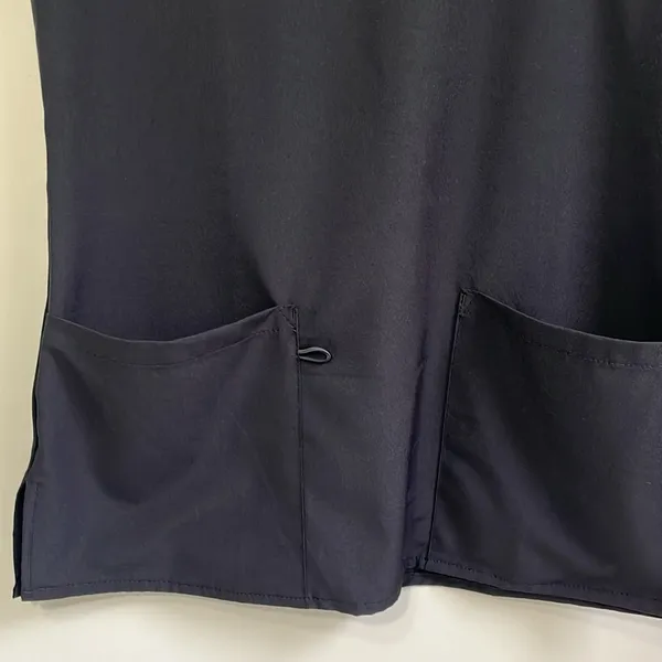 4Flex Women’s Scrub Top Size Small Black - Image 2