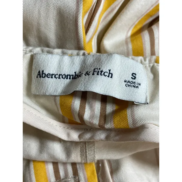 Abercrombie & Fitch Women's Stripe High Rise Palazzo Wide Leg Trousers Pants S - Image 5