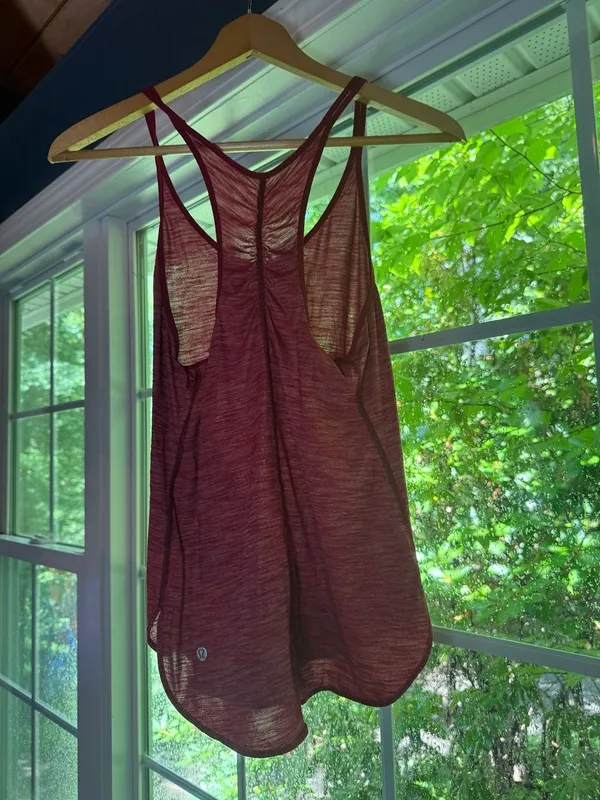 Lululemon 105 Singlet Racerback Tank Top Heathered Cranberry - Image 3