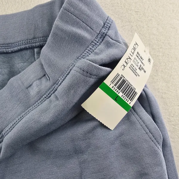 Karen Kane NWT Women's Sweatpants Lounge Pants Size L‎ Light Blue Joggers - Image 4