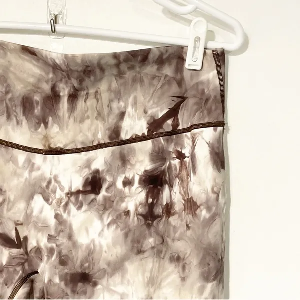 Gymshark Plus Size‎ XXL Brown Tie Dye ELEVATE LEGGINGS Athletic - Image 2
