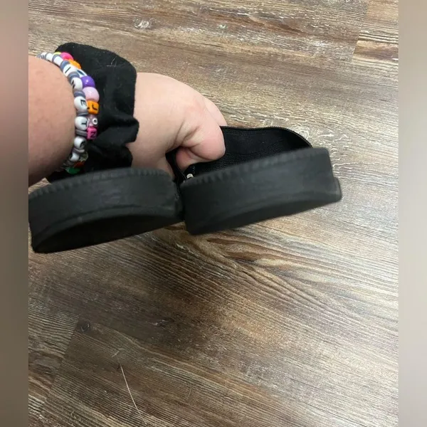 Hunter Originally Elastic Black Slide Sandals Size 7 - Image 7