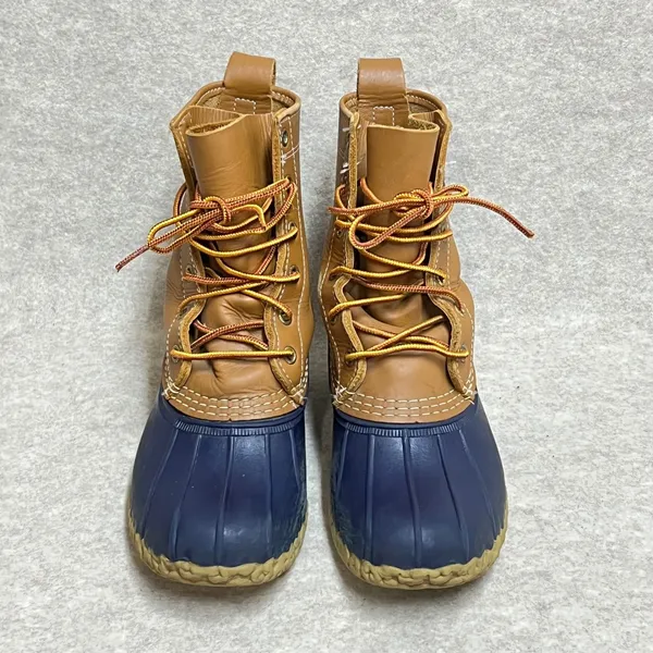 Vintage 90's LL Bean 6" Bean Boots Womens 8M Leather Duck Boots‎ Made in ME EUC - Image 4