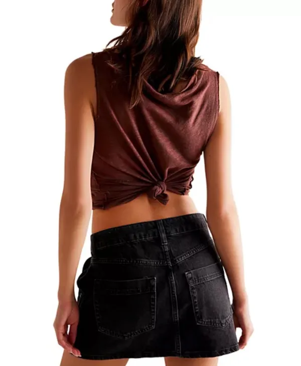 Free People Wynne Denim Skirt - Image 5