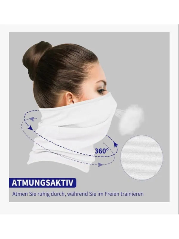 NEW Winter Neck Warmer Fleece Neck Gaiter Skiing Motorcycle Bike - Image 2